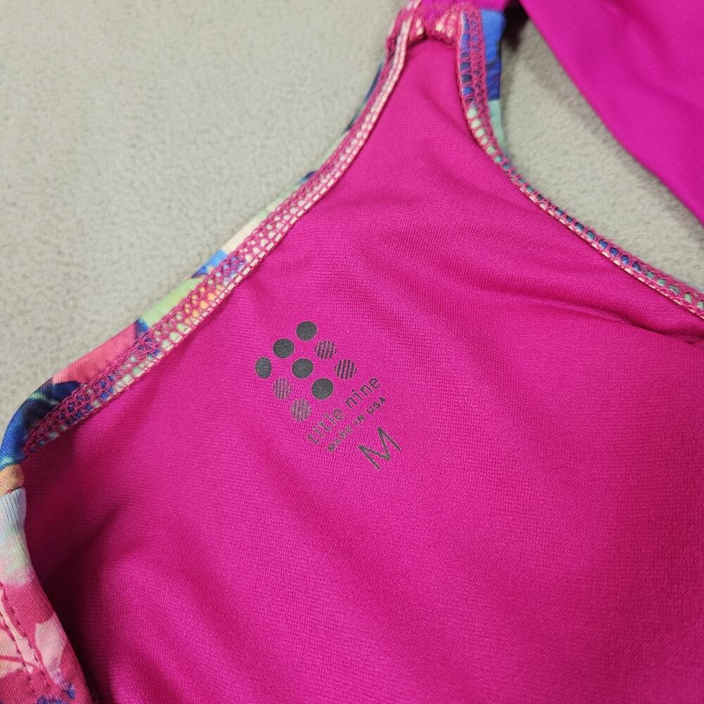 Title Nine Dress Womens M Cross Back Tank Floral Active Hiking Boating Summer - Picture 3 of 9